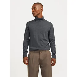 Dark grey mens turtleneck Jack & Jones Basic - Mens