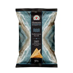Vitalia Ekstrudirani čips Elements, Mediteranska so, 50g