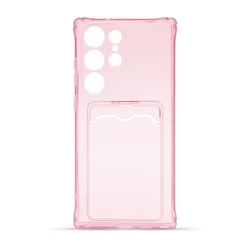 Maska za telefon WALLET za Samsung S23 Ultra, Roze