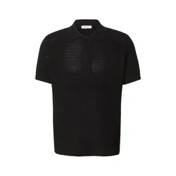 DAN FOX APPAREL Majica Giuliano  črna