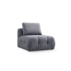 Atelier del Sofa Fotelja Amaris O1, 90 x 100 x 65 cm, Tamnosiva