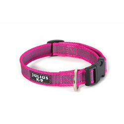 Julius-K9 Color & Gray gumirana, pink ovratnica 39-65 cm / 25 mm (225CG-PN)