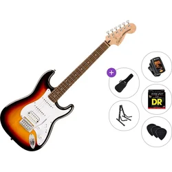 Fender Squier Affinity Series Stratocaster Junior HSS LRL Standard SET 3-Color Sunburst Električna kitara