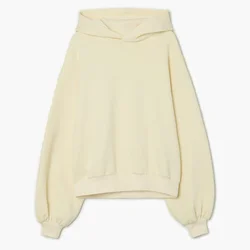 Cropp - Dukserica oversize s kapuljačom - nude