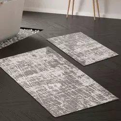 Lessentiel Maison Set prostirki za kupatilo Otanaln 0127, Sivi