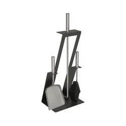 Set kaminskog pribora, 4 kom, antracit