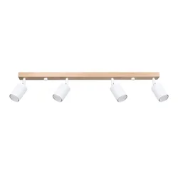 Sollux SL.1289 - Spot lampa VERDO 4xGU10/10W/230V bela