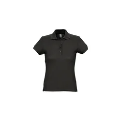 PASSION ženska polo majica sa kratkim rukavima - Crna , XXL