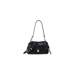 REPLAY Crna mini sack torba s logotip pločicom