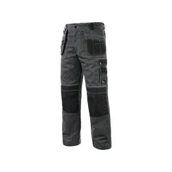 CANIS Radne pantalone do struka Orion Teodor plus/ siva/crna