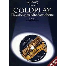 GUEST SPOT: COLDPLAY PLAYALONG FOR SAX ALTO + 2CD