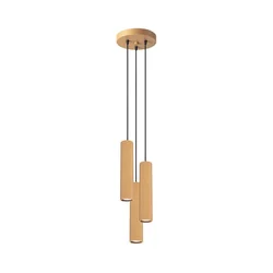 Sollux SL.1557 - Luster na sajli KARBON 3xGU10/10W/230V zlatna