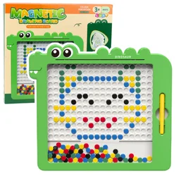 slomart LEAN TOYS Magnetna tabla za ustvarjanje - Dinozavri