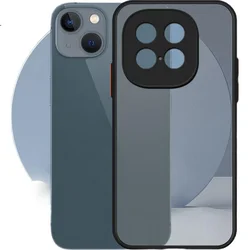 Amumu Maska za mobilni telefon vivo iQOO Z10 Turbo+/Turbo/Pro/Y300GT V2453A, Providno-crna