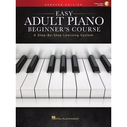 EASY ADULT PIANO BEGINNERS COURSE+ONLINE AUDIO