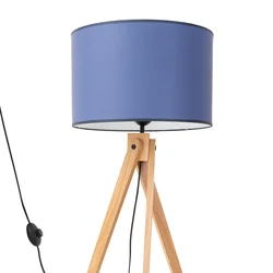 Sollux SL.1906 - Podna lampa NATT 1xE27/15W/230V plava