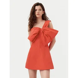 Bardot Cocktail obleka 58524DB Rdeča Regular Fit