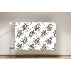 tulup.si Pokrov radiatorja Vzorec čebel 90x60 cm