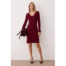 Trendyol Milla Ženska haljina Twoaw26El00052, Bordo