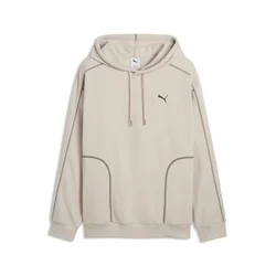 PUMA Majica Essentials Elevated kremna/temno siva