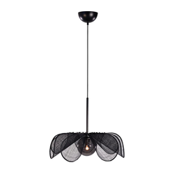 Markslöjd 108660 - Visilica na sajli STYRKA 1xE27/40W/230V, prečnik 63 cm, crna