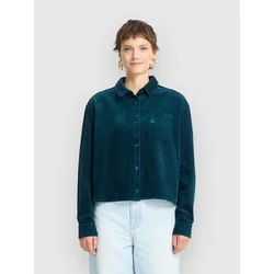 Volcom Weellow Cord Shirt emerald green