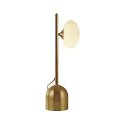 Searchlight EU94040-1GO - Stona lampa PEBBLE 1xG9/7W/230V zlatna