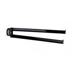 Drzač peškira dupli pokretni GEDY Stelvio crni mat