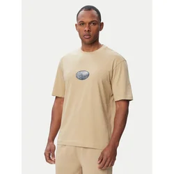 HUGO Majica Nadero 50566032 Bež Regular Fit