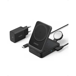 ANKER MagSafe Power Bank wireless 15W magnetic 10000mAh eksterna baterija CRNA