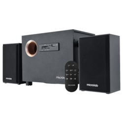 MICROLAB Aktivni drveni zvučnici M-105R 2.1 10W RMS(5W, 2x2.5W)