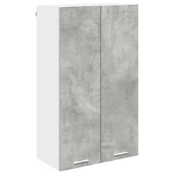 Vidaxl Viseča omarica Betonsko siva 60 x 31 x 100 cm Konstruiran les