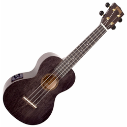 Mahalo Electric-Acoustic Concert ukulele Transparent Black