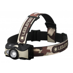 Led Lenser MH8 zunanja LED žaromet za ponovno polnjenje 600lm / 200m, RGB, 1xLi-ion, kamuflažna