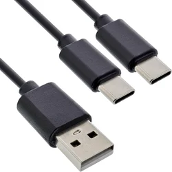 InLine Y-kabel USB-A na 2x USB-C, 2m