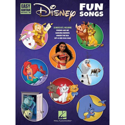 DISNEY FUN SONGS EASY GUITAR WITH NOTES & TAB