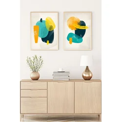 Wallity Uramljena slika Huhu92, 50x70 cm , 2 dela