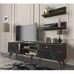 Hanah home TV Komoda Ayden Bež-Mermer