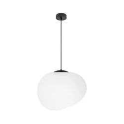 Luster na sajli STONES 1xE27/40W/230V, prečnik 30 cm