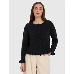 24 Colours Ruffle Pullover , Črna