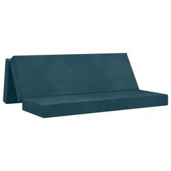 Sofa na razvlačenje 200 x 67 x 45 cm Plava