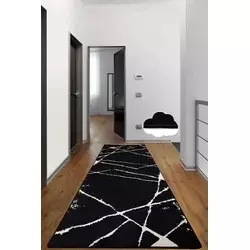 Conceptum Hypnose Tepih Broken, 80x150cm, Crno-beli