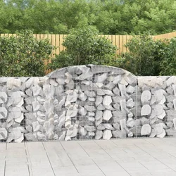 Lučne gabionske košare 3 kom 300x30x100/120cm pocinčano željezo