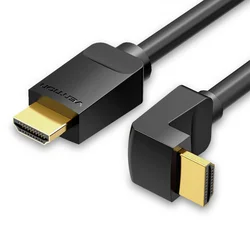 Vention HDMI kábel 90° 2m - Črn(AARBH)