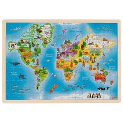 Goki puzzle - Karta svijeta