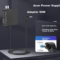 Elei Punjač za laptop Acer, 19V, 4.74A, 90W