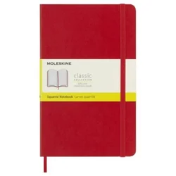 Rokovnik Moleskine Scarlet red mek povez kvadratići LG