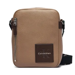 Torbica za okrog pasu Calvin Klein Bold Pebble Ssnl Simple Reporter LV04D3624G Bež