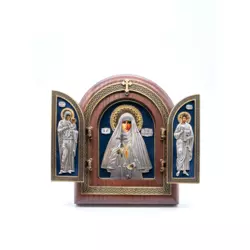Triptih Sveta Jelisaveta, 220x255x32 mm