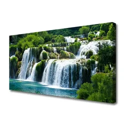 tulup.si Slika na platnu Slap narava 100x50 cm